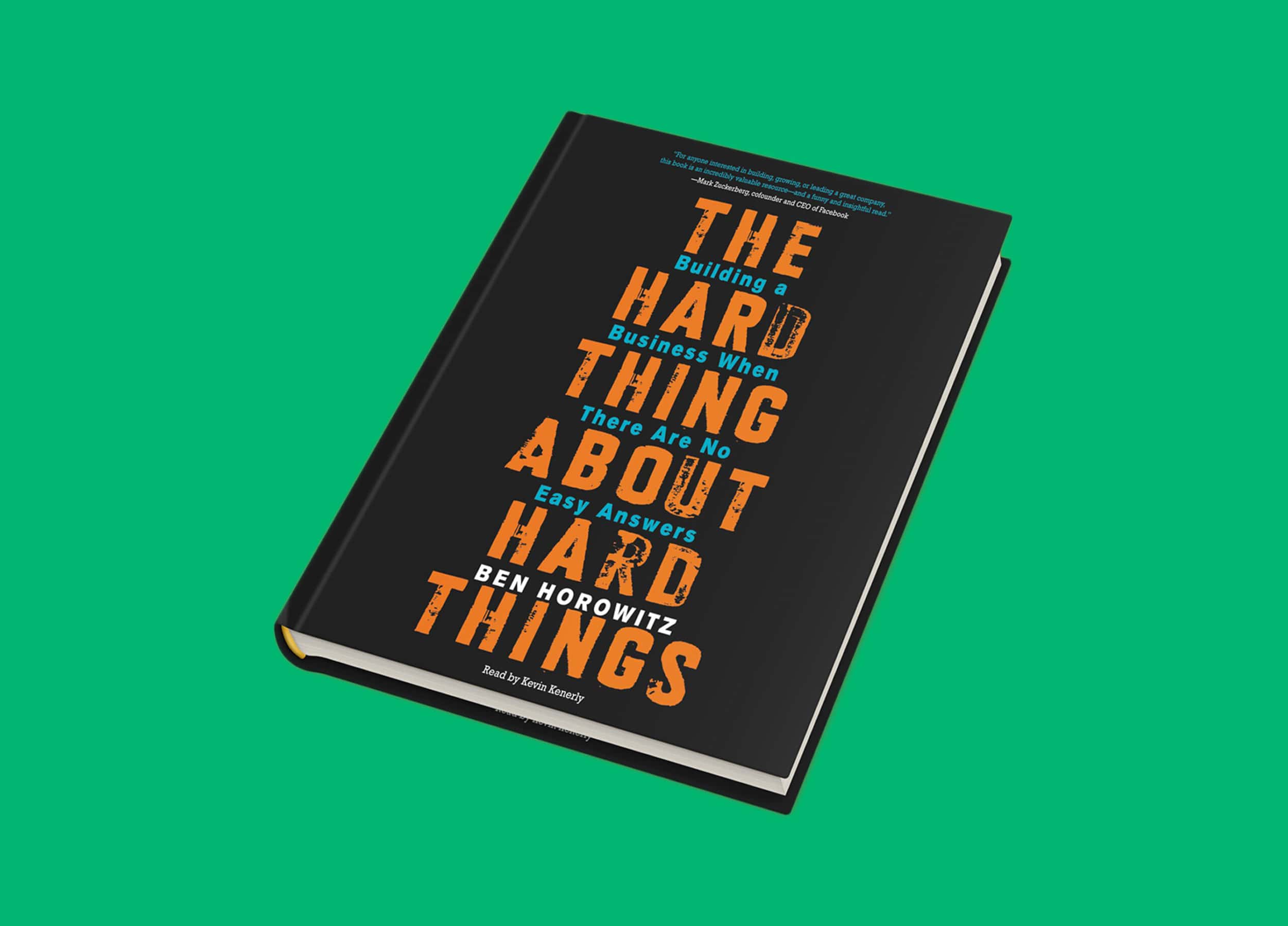 'the Hard Thing About Hard Things', Recomendado Por Ángela Acosta (morado)