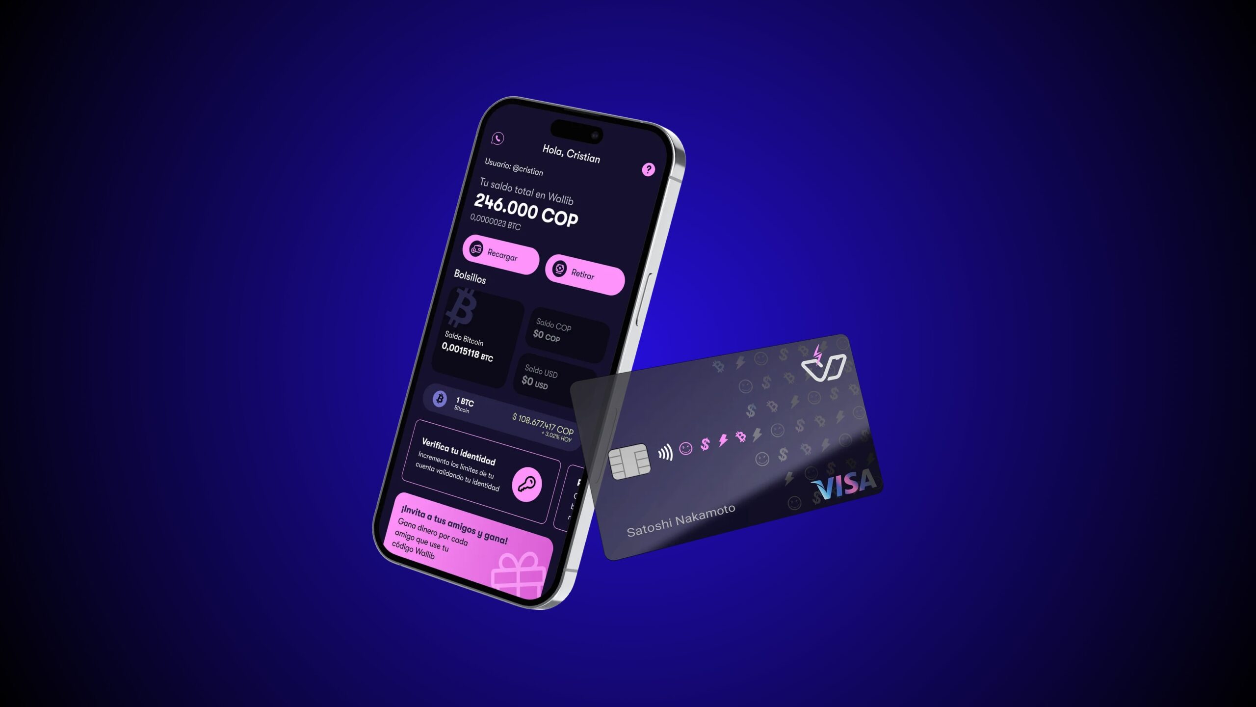 Wallib Lanza La Primera Tarjeta De Débito Visa En Moneda Híbrida De Colombia